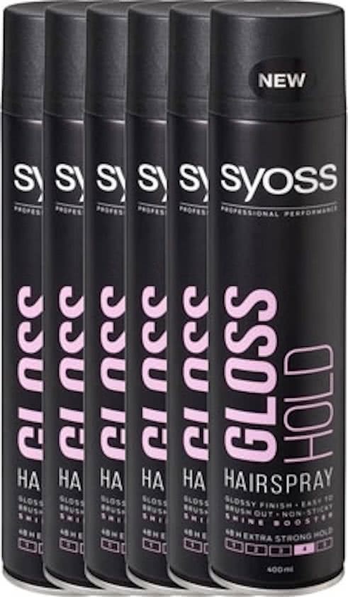 Syoss Hairspray Gloss Hold Voordeelverpakking