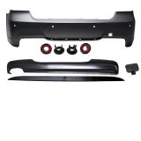 BMW Pare-chocs arrière pour berline, avec capteurs de stationnement (PDC), adapté pour BMW Série 3 E90, incluant le pack M, année modèle 2005-2011 (facelift)