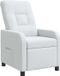 vidaXL - Relaxfauteuil - Wit - Stof