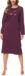 Merry Style Dames Nachtemd - Nachtjapon – Lange mouwen - Katoen - Aubergine - M