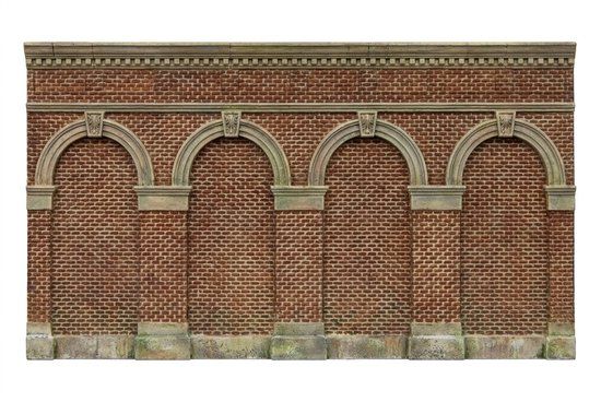 Hornby Steunmuren Baksteen 2 st. 1:76
