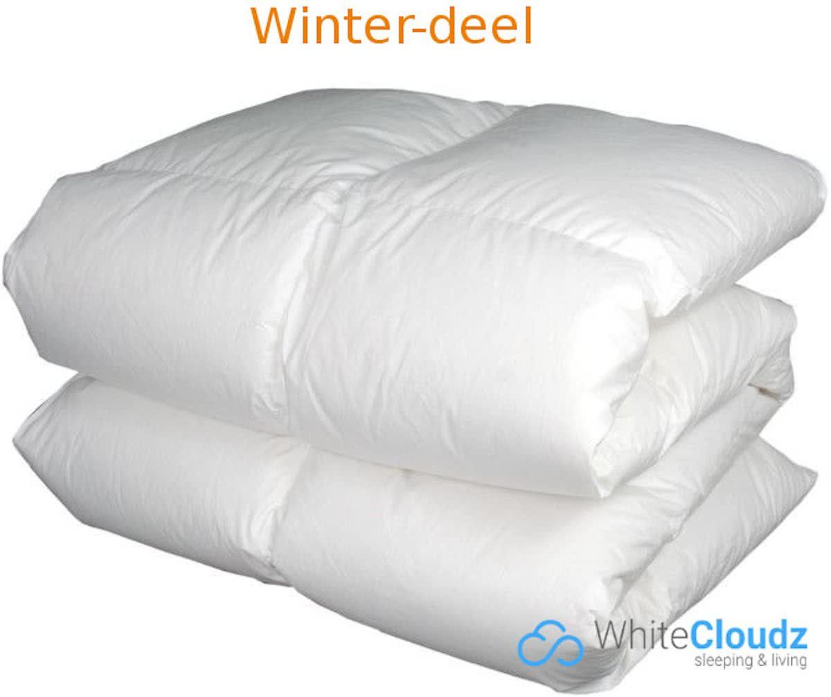 White Cloudz donzen dekbed GRAZ 90% Europees eendendons 140x200 cm, Winter Plus