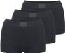 Sloggi Dames shorts slip 3 pack Double Comfort T Zwart Maat XL