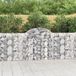 Maison Exclusive - Geknoopte gaasbakken, 30 stuks, 200x30x100/120 cm, verzinkt staal