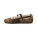 PUMA Ballerina met riempjes 'Speedcat Wild' chocoladebruin / lichtbruin