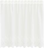 vidaXL Lacegordijn Wit 80 x 150 cm Polyester