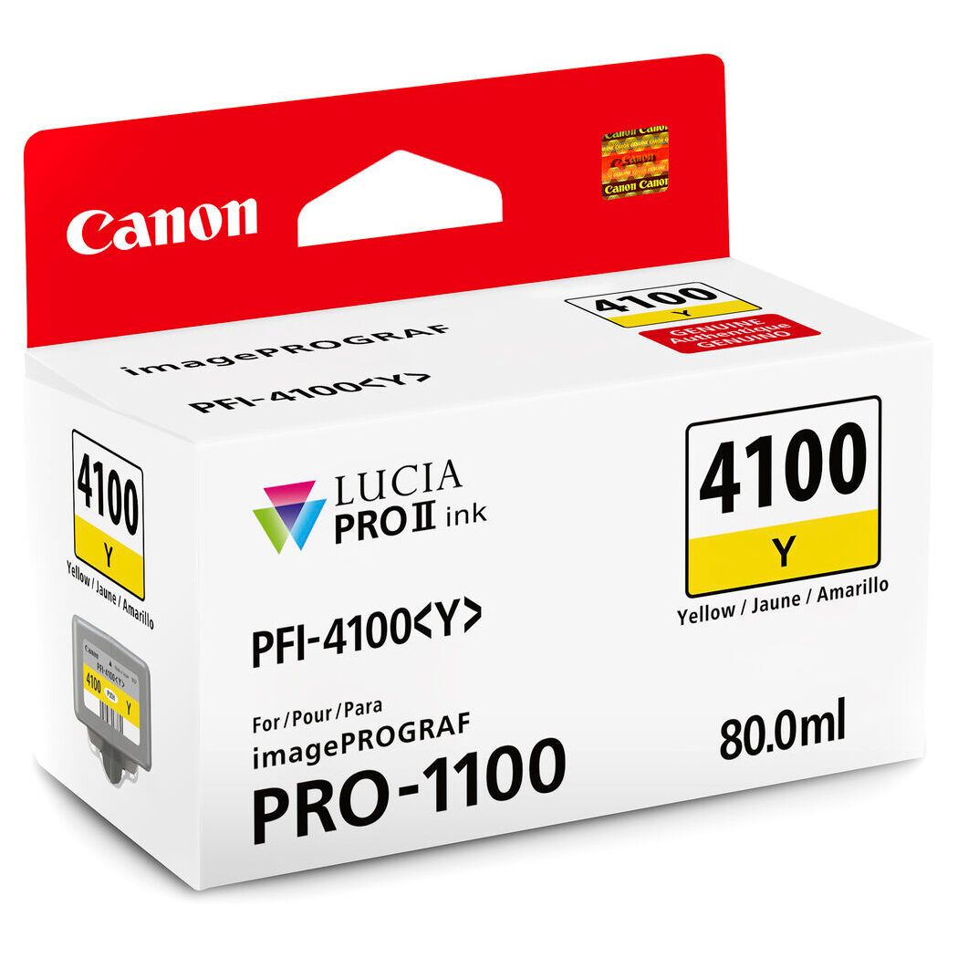 Canon PFI-4100Y Ink Cartridge - Yellow