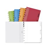 Adoc Schrift Colorlines A5 ruit 4x8mm 144blz 90gr PP assorti - 10 stuks