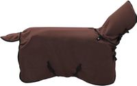 vidaXL Paardendeken - Volledig - Donkerbruin - 95 cm - Polyester - Fleece