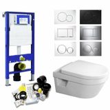 Geberit Villeroy & Boch Omnia Architectura Directflush Toiletset - UP320 - 20 - Met Bril En Drukplaat