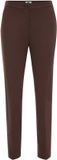 WE Fashion Dames slim fit pantalon met stretch