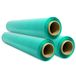 Film Ofituria Film de Embalaje Elástico, Film de Plástico Verde para Embalar, Rollo de Plástico Protector de Envíos y Mudanzas, Rollo de 50cm y hasta 400 m Estirables (Verde, 3 unidades)
