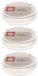 Rayher hobby materialen 3x Hobby/decoratie witte organza sierlinten 1,5 cm/15 mm x 10 meter