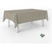 ECOMMERC3 Vichy Tafelkleed, vuilafstotend, rechthoekig, afmetingen 100 x 140 cm, extra zacht en waterdicht, leerkleur