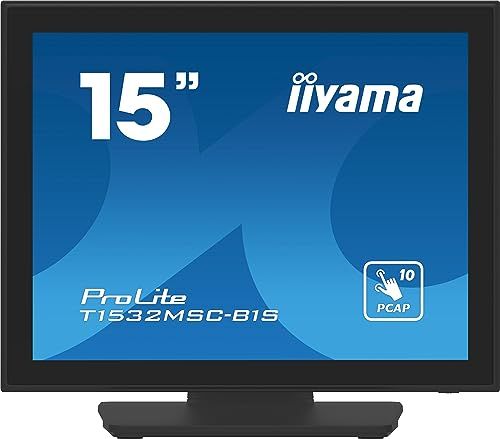 iiyama ProLite T1532MSC-B1S 38.1 cm (15") XGA LCD Touchscreen Black