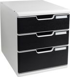 Exacompta Ladenbox MODULO A4 5 gesloten laden Zwart