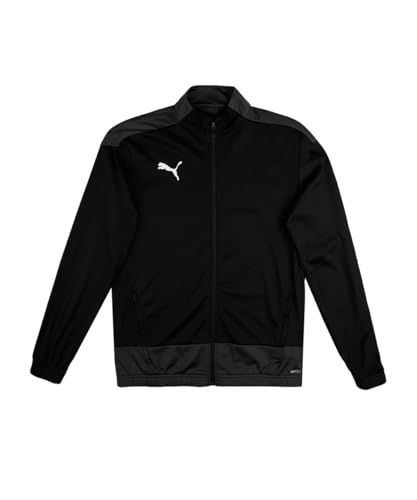 PUMA Kinder teamGOAL 23 Training Jacket Jr Trainingsjacke, Black-Asphalt, 140