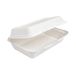 50 Bionic 50 stuks schelpen "L" 1 l 16 x 24 x 7,5 cm wit schaal