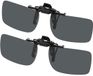 Dailygoody - Sonnenbrillenaufsatz - Polarisierte Clip-on-Sonnenbrille - Flip-up Randlos - Unisex - 2 Stück