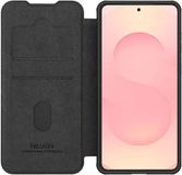 Nillkin Qin Pro Book Case voor Samsung Galaxy S25 Edge - Zwart