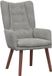 vidaXL Fauteuil lichtgrijs fluweel 63 x 67 x 94 cm