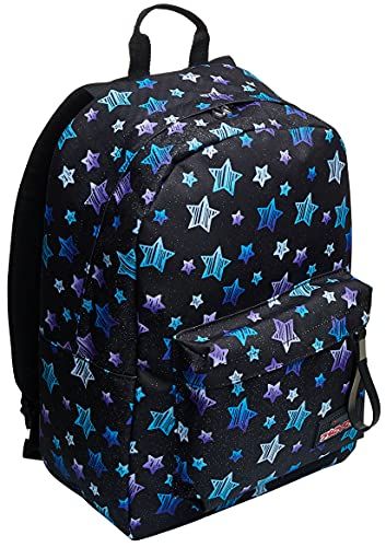 Seven Ischoolpack Rugzak - Zwart - Met Powerbank & USB - School & Vrije Tijd