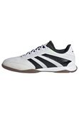 adidas PREDATOR LEAGUE Indoor Football Boots, Cloud White/Core Black/Lucid Lemon, 46 EU