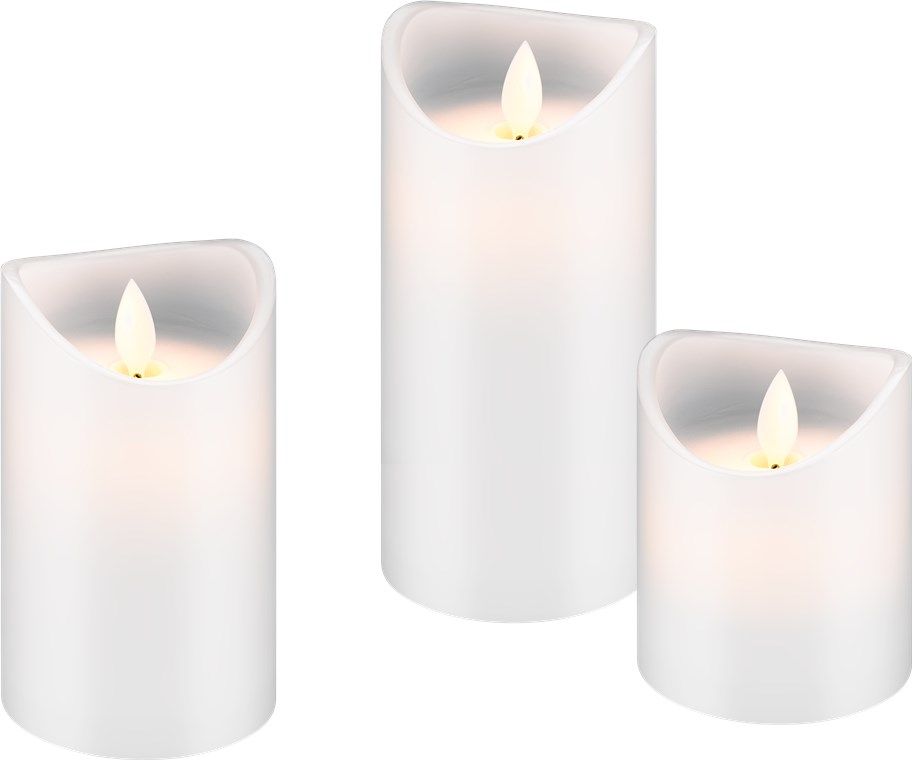 Goobay 66541 LED Candlelight - Warm White - 2700K - Battery Powered