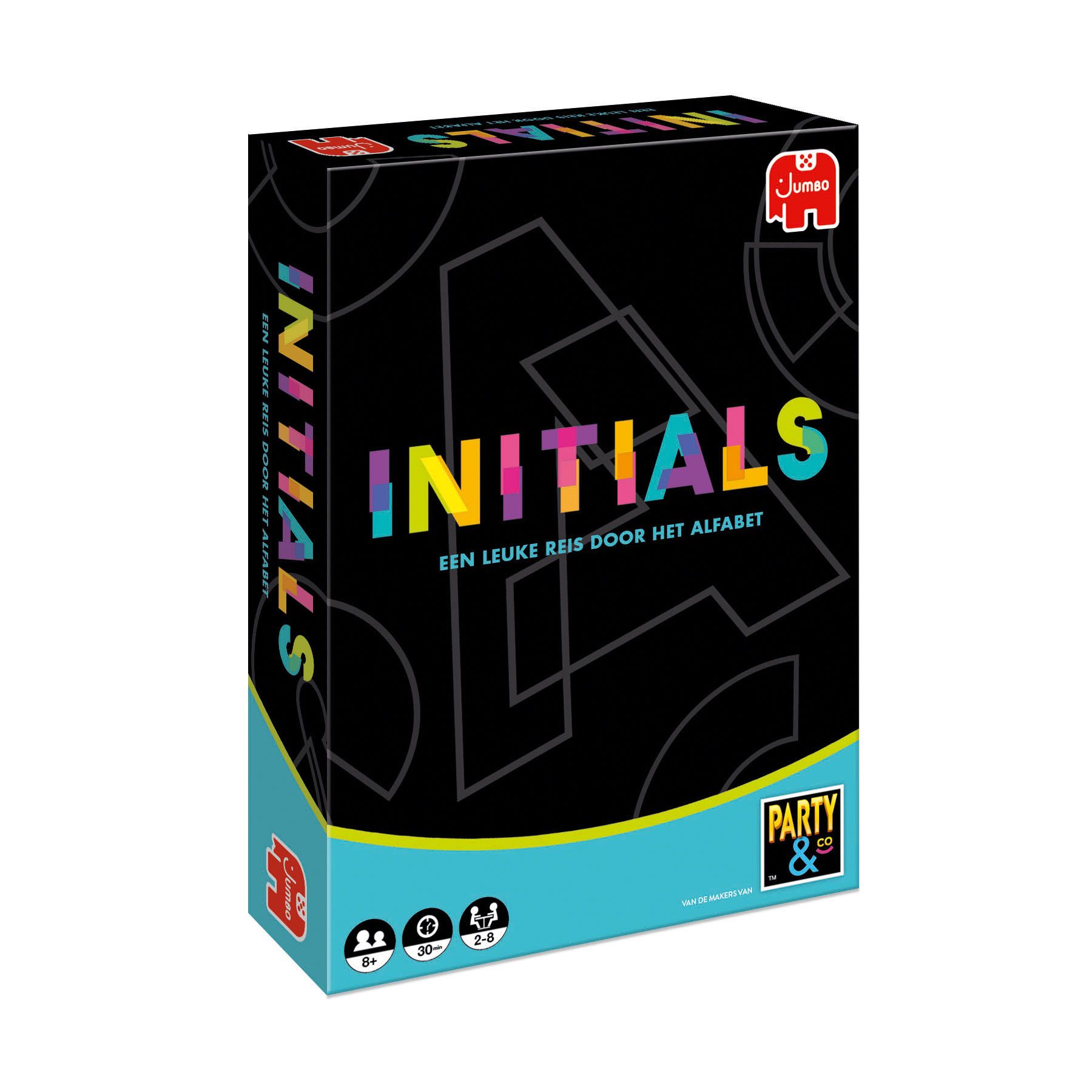 Jumbo Party & Co Initials - Bordspel - Partyspel - 8+ jaar
