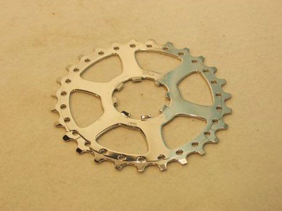 Miche Krans 27T Campa 10V - Zilver - Stadsfiets