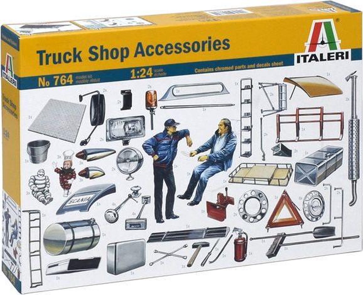 Italeri 550764 51000764 - 1:24 Truck Shop Accessoires