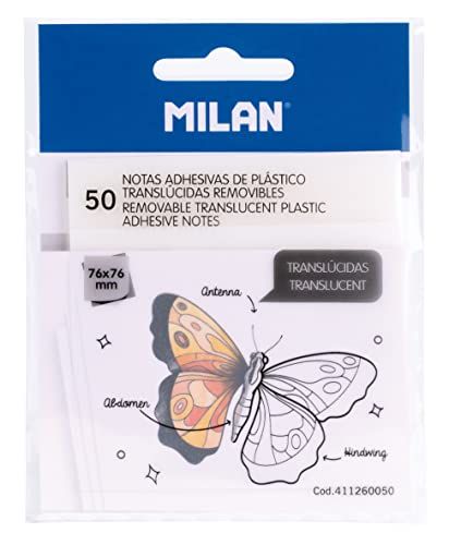 MILAN® Transparante Zelfklevende Notities - Afneembaar