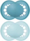MAM 2 Originele Trend Fopspenen 18 Maanden et Plus (Bleu)