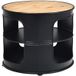 Coast Table d'appoint Coast - 3 couches - 50x50x41,5 cm - Noir