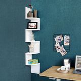 Songmics Boekenkast - 5 Niveaus - Wit