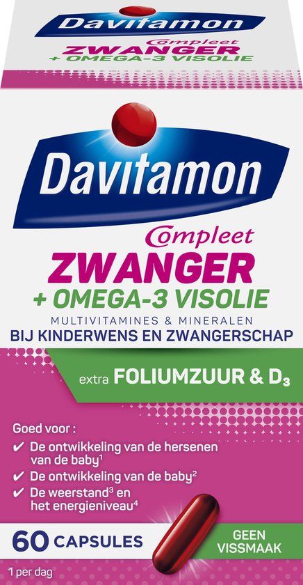 Davitamon Mama Compleet Zwanger + Omega 3 - 60 Capsules