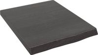 vidaXL Wastafelblad 40x50x(2-4) cm behandeld massief eikenhout donkerbruin