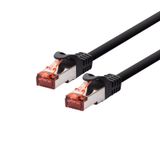 LOGON TCF66F200BL netwerkkabel Zwart 20 m Cat6a U/UTP (UTP)