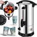 KESSER® Chaudière à vin chaud 10L en acier inoxydable avec 10x gobelets