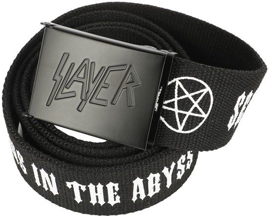 Slayer Logo Unisex Riem - Zwart