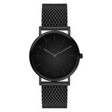 LIEBESKIND BERLIN dameshorloge – Runde Quarzuhr 34 mm – Mesharmband – 5 ATM waterdicht – Modern & elegant – Zwart/Braun