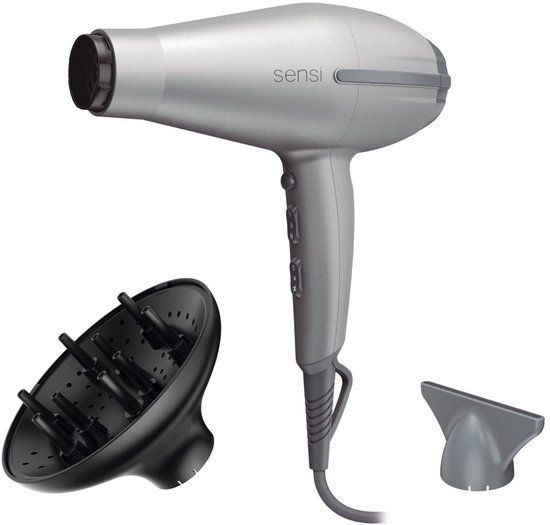 Ga.Ma Phon Tempo 5 D haardroger 2200 W Grijs