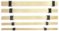 Merkloos Hardheidsverstelling 35 mm x 8 mm met Houten Latten en Schuiven