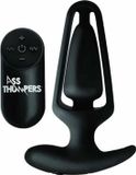 Power Ass Thumpers Power Plug 7X Hollow Anal Plug with Remote Control