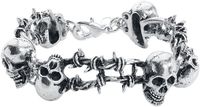 Alchemy Gothic No Man's Land Armband zilverkleurig S Staal