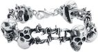 Alchemy Gothic No Man's Land Armband zilverkleurig S Staal