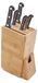 Solidchoice - Ensemble de couteaux en bois pour cuisine avec 6 fentes