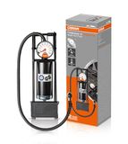 OSRAM TYREinflate 10 ESSENTIAL, voetpomp, antislippedaal, enkelvoudig cilinderontwerp, voor alle bandenmaten, goedgekeurd door de Duitse TÜV