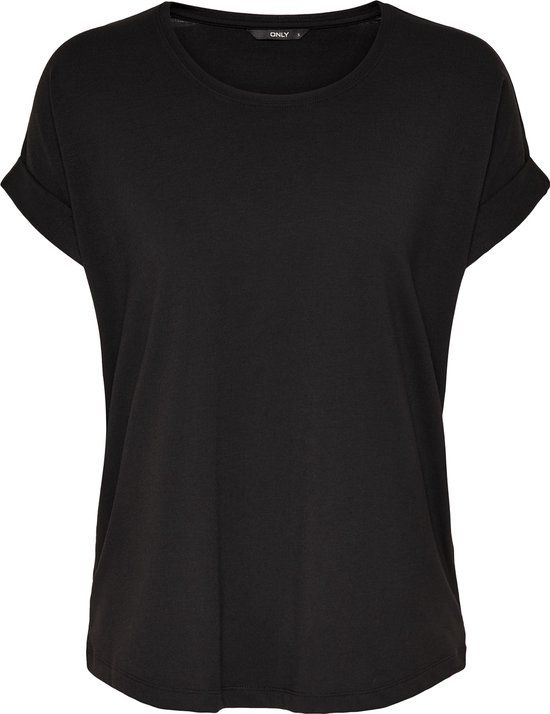 ONLY ONLMOSTER S/S O-NECK TOP NOOS JRS Women's T-shirt - Size XS - Black