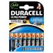 Duracell 8x LR03 AAA Alkaline pile jetable